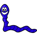 download Worm clipart image with 225 hue color
