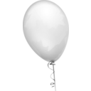 download Balloon White Aj clipart image with 45 hue color