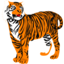 download Architetto Tigre 04 clipart image with 0 hue color