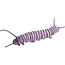 download Caterpillar D Plexippus Ii clipart image with 225 hue color
