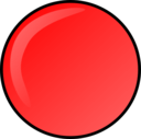 Red Round Button