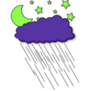 download Rainy Night clipart image with 45 hue color