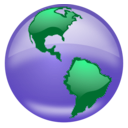 download Glossy Globe clipart image with 45 hue color