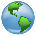 download Glossy Globe clipart image with 0 hue color