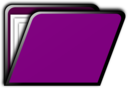 Folder Icon Purple