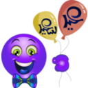 download Boy Balloons Smiley Emoticon clipart image with 225 hue color