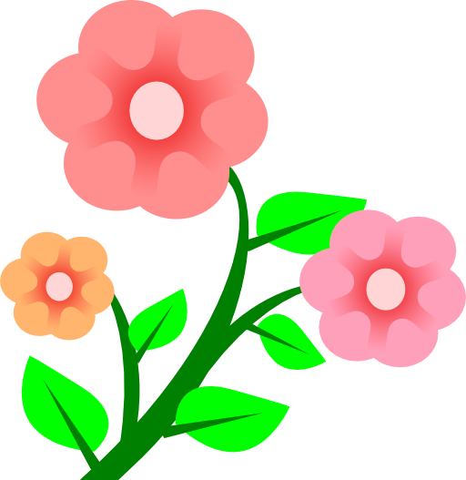3 Flowers Clipart I2clipart Royalty Free Public Domain Clipart