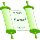 download Tora Scroll With Einstein Equation clipart image with 45 hue color