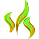 download Flames clipart image with 45 hue color