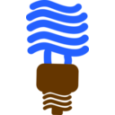download Dbb Fluorescent Bulb clipart image with 180 hue color