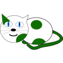 download Cat3 clipart image with 90 hue color
