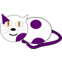 download Cat3 clipart image with 270 hue color