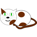 download Cat3 clipart image with 0 hue color