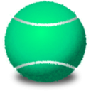 download Tennis Ball clipart image with 90 hue color