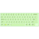 download Qwerty Keyboard Path clipart image with 45 hue color