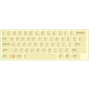 download Qwerty Keyboard Path clipart image with 0 hue color