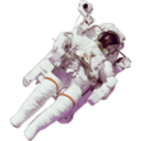 download Astronaut Large Version clipart image with 45 hue color