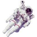 download Astronaut Large Version clipart image with 0 hue color