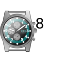 download Chronograph Watch clipart image with 180 hue color
