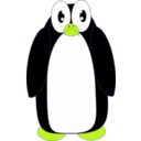 download Surprised Penguin clipart image with 45 hue color