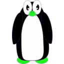download Surprised Penguin clipart image with 90 hue color