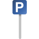 download Parking Sign clipart image with 0 hue color