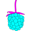 download Simple Raspberry clipart image with 180 hue color