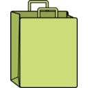 download Paper Shopping Bag clipart image with 45 hue color