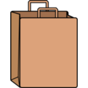 download Paper Shopping Bag clipart image with 0 hue color