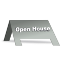 download Open House Signage clipart image with 45 hue color