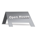 download Open House Signage clipart image with 135 hue color