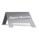 download Open House Signage clipart image with 180 hue color