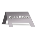 download Open House Signage clipart image with 225 hue color
