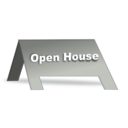download Open House Signage clipart image with 0 hue color