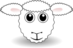 Funny Sheep Face White Cartoon Clipart I2clipart Royalty Free Public Domain Clipart
