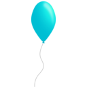 download Green Balloon clipart image with 90 hue color