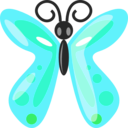 download Butterfly2 clipart image with 135 hue color