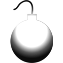 download Bomb Icon clipart image with 0 hue color