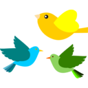 download Passarinhos Birds clipart image with 0 hue color