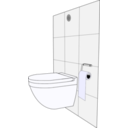 download Modern Toilet clipart image with 180 hue color