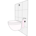 download Modern Toilet clipart image with 270 hue color