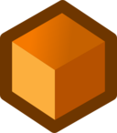 Icon Cube Orange