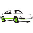 download Sport Car White clipart image with 90 hue color
