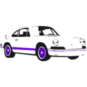 download Sport Car White clipart image with 270 hue color