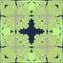 download Art Nouveau Tile Pattern clipart image with 90 hue color