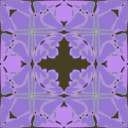 download Art Nouveau Tile Pattern clipart image with 270 hue color