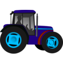 download Little Green Tractor clipart image with 135 hue color