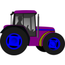 download Little Green Tractor clipart image with 180 hue color