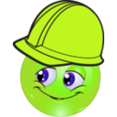 download Engineer Boy Smiley Emoticon clipart image with 45 hue color