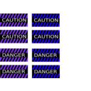 download Caution And Danger Signs clipart image with 225 hue color